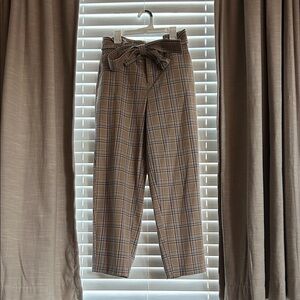 a new day Plaid Pants - Brown and Black